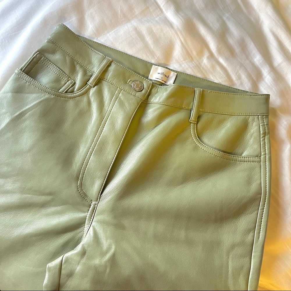 Aritzia Sage Green Melina Pants